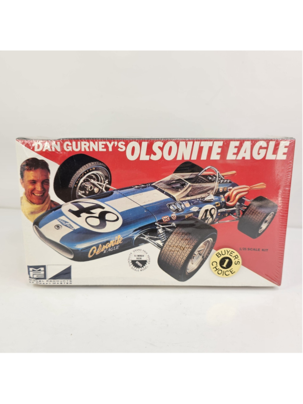 SEALED MPC 1/25 Scale Model Kit Dan Gurneys Olsonite Eagle 6026 Grand Prix 1995